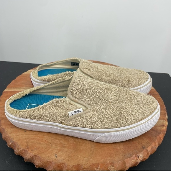 Vans Terry cloth Mule Slide On Tan Men’s Size 7 V98CF - Picture 1 of 6